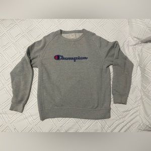 Vintage champion logo crew neck